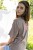 T-shirt brązowy oversize Inspire by being you  afirmacja manifestacja girl power