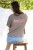 T-shirt brązowy oversize Inspire by being you  afirmacja manifestacja