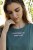 T-shirt ciemnozielony oversize Come home to your soul afirmacja manifestacja selfcare