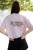 T-shirt pudrowy róż oversize You deserve the same love you give manifestacja bawełna afirmacja